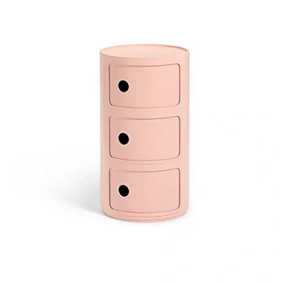 Abbildung von Kartell Componibili Bio, Container 3 fächer, Rosa