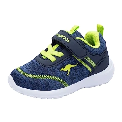 Abbildung von KangaROOS Unisex Kinder Ky chummy Ev Sneaker, Dk Navy Lime, 26 EU