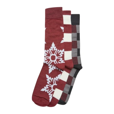 Abbildung von Urban Classics Unisex 3PACK Socken, Größe: 43 46, Burgundy