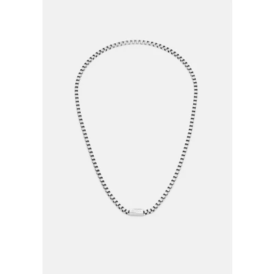Abbildung von BOSS Chain FOR HIM Halskette silvercoloured, Herren, Größe: One Size, Silver coloured