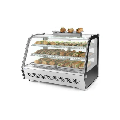 Abbildung von HENDI Brötchenhalter Edelstahl 47,5 x 10,5 6 cm Imbiss 7 Brötchen lebensmittelecht Gastro, Taco Ständer, Halter