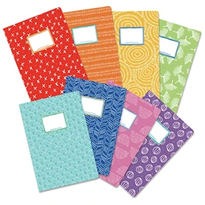 Abbildung von Papierdrachen 8 hochwertige Schnellhefter aus Karton für Kinder DIN A4 Motiv Regenbogen 350g/m² Set Nummer 1
