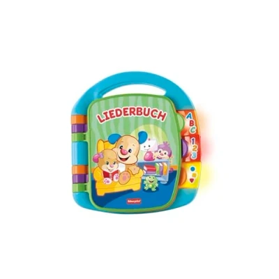 Abbildung von Fisher Price Lernspaß, Liederbuch, Baby Musik Buch, Musikspielzeug für Babys, Elektronisches Kinderbuch, ab 6 Monate, Deutsche Version, CDH40
