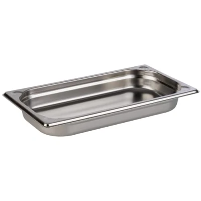 Abbildung von APS 81301 GN 1/3 Behälter, 32,5 x 17,6 cm, Tiefe: 40 mm Edelstahl, 1,5 Liter
