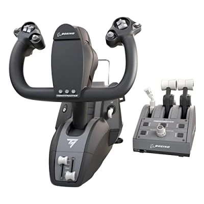 Abbildung von Thrustmaster TCA Yoke Boeing Edition Xbox und PC Kompatibilität für Authentisches Flugerlebnis