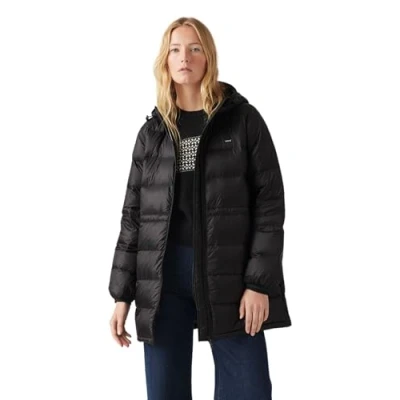 Abbildung von Levi&#039;s Polly MIDI Puffer Caviar Wintermantel, Damen, Größe: XS,