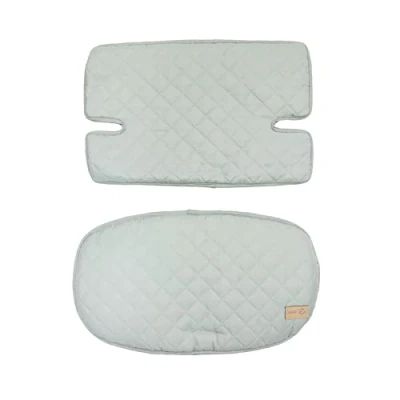 Abbildung von roba Sitzverkleinerer Style Sitzkissen 2 teilig für alle Sit Up Hochstühle Sitzpolster Babyhochstuhl in Frosty Green