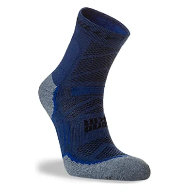 Abbildung von Hilly Unisex Supreme Fußkettchen maximale Dämpfung Laufsocke, Mitternacht/Königsblau, L
