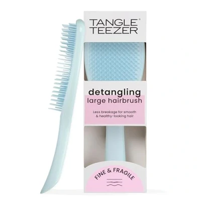Abbildung von Tangle Teezer Große Ultimate Detangler Haarbürste für Coloriertes, Feines &amp; Empfindliches Haar Sanfte Borsten Reduzieren Haarbruch Ziepen Sanft zu Empfindlichem Blau
