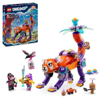 Abbildung von LEGO DREAMZzz 3 in 1 Izzies Traumtiere, magisches Ei mit den Minifiguren Izzy und Dizzy Tierfiguren, Fantasy Spielset, Geschenk für Mädchen Jungen ab 8 Jahren 71481