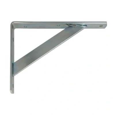Abbildung von Amig Regalhalterung Winkel für Regale Regalträger Stahl Farbe Silber Maße: 300x225 mm Maximalgewicht empfohlen: 260 Kg