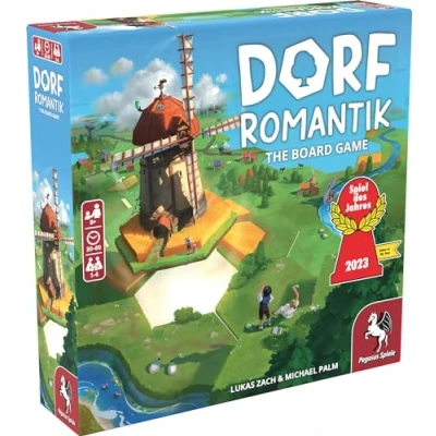 Abbildung von Pegasus Spiele 51240E Dorfomantik The Board Game Games (English Version), 1 6 Players, ‎Multicoloured