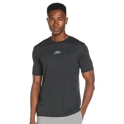 Abbildung von Oakley Herren BARK New SS Hemd, Blackout, X Groß