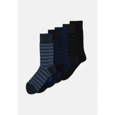Abbildung von FALKE Herren Socken Happy Box 5 Pack M SO Baumwolle gemustert Paar, Mehrfarbig (Sortiment 0010), 39 42