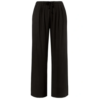 Abbildung von Ulla Popken WIDE Palazzotrousers LONG Stoffhose, Damen, Größe: 58/60, Black