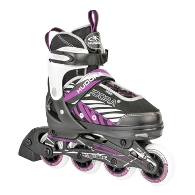 Abbildung von HUDORA Inline Skates Mia/Leon Inliner für Kinder/Jugendliche &amp; Erwachsene in versch. Größen Farben Roller bis zu 4 verstellbar Bequeme stilvolle Rollerskates