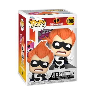 Abbildung von Funko Pop! Premium: Incred 20th Jack JJ &amp; Syndrome The Incredibles Vinyl Sammelfigur Geschenkidee Offizielle Handelswaren Spielzeug Für Kinder und Erwachsene Movies Fans