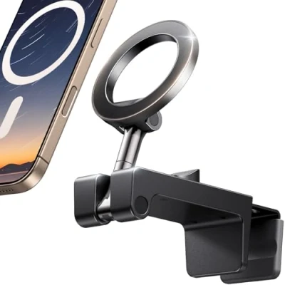 Abbildung von UGREEN Magsafe Handyhalterung Flugzeug, 4 in 1 Verstellbarer Handy Ständer, Reise Gadgets Für Flight Tray Sitzlehnentisch Tisch, Kompatibel mit iPhone 16 Pro Max 15 14 13 12, Galaxy S24 Ultra