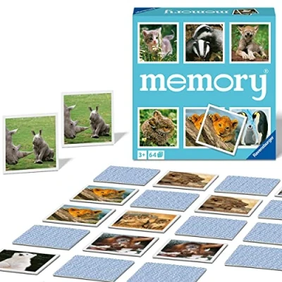 Abbildung von Ravensburger memory® Tierkinder 20879 der Spieleklassiker für Tier Fans, Merkspiel 2 8 Spieler ab 3 Jahren