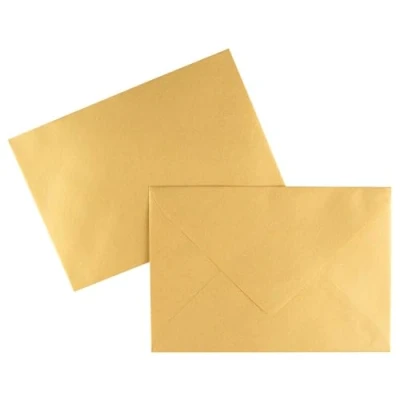 Abbildung von Ideen mit Herz Premium Perlmutt Umschläge Din C6 100 Stück gold