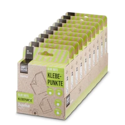 Abbildung von Hama Selbstklebendes Tabletten Display (1 Spender, 300 Fotoecken, 6 mm Durchmesser) Transparent
