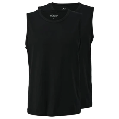 Abbildung von s.Oliver 2PACK Top, Herren, Größe: XXL, Schwarz