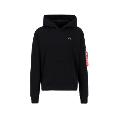 Abbildung von Alpha Industries Herren 3D Small Logo Hoody, Black, XL