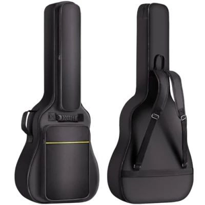 Abbildung von CAHAYA Gitarrentasche Gig Bag 8 mm gepolstert wasserdicht Mit Notenstativtasche/Notenständer nicht enthalten / 40 41 Zoll Gitarre Tasche Gitarrenhülle für Akustikgitarren CY0177