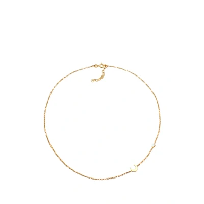 Abbildung von Elli Choker HALF MOON Halskette goldcoloured, Damen, Größe: 40, Gold coloured