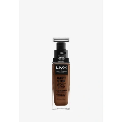 Abbildung von Nyx Professional Makeup CAN&#039;T STOP WON&#039;T Foundation Foundation, Damen, Größe: 30 ml, 21 cocoa