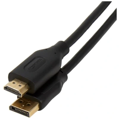 Abbildung von Amazon Basics DisplayPort auf HDMI Kabel mit vergoldeten Steckern, 3.04 m (10 ft)