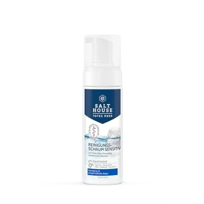 Abbildung von Salthouse Totes Meer Therapie Reinigungsschaum Sensitiv, sanft reinigend, mit Panthenol und Allantoin für empfindliche Gesichtshaut,150ml