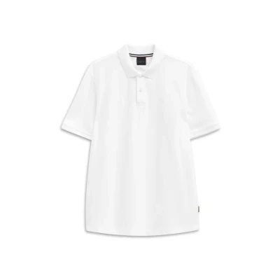Abbildung von bugatti Modern FIT Poloshirt, Herren, Größe: Small, Weiß
