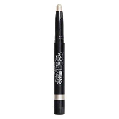 Abbildung von GOSH Mineral Waterproof Eye Shadow I drehbarer Lidschatten Stift mit cremiger Textur für einfaches Auftragen und intensives Farbergebnis wasserfest, langanhaltend &amp; parfümfrei 001 Pearly White