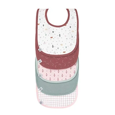 Abbildung von Lässig Value BIB Assorted Garden Explorer GIRL 5 PACK Lätzchen für Kinder, Größe: One Size, Red