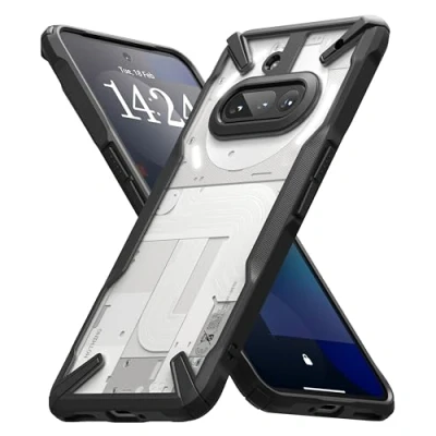 Abbildung von Ringke Fusion X Case Kompatibel mit Nothing Phone (3a) Hülle, [Robuster Schutz] Robust Bumper Stoßfest Kratzfest Fortschrittliche Schutz Handyhülle Black
