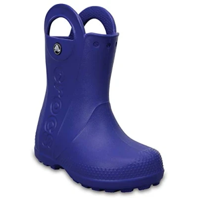 Abbildung von Crocs Handle It Rain Boot K, Unisex Kinder Gummistiefel, Blau (Cerulean Blue 4o5), 24/25 EU