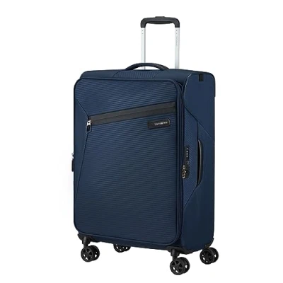 Abbildung von Samsonite Litebeam Spinner 66/24 Exp Midnight Blue Koffer mit 4 Rollen Weichgepäck