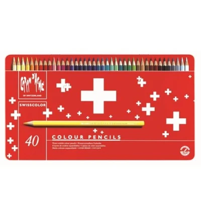 Abbildung von Caran d&#039;Ache 1285.74 Swisscolor Aquarell Bleistifte, 40 Stück