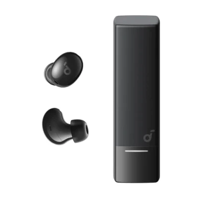 Abbildung von soundcore A30i von Anker, Kabellose Kopfhörer, Smartes Noise Cancelling, Ultra Geräuschunterdrückung, Edles Lippenstift Design, Leicht und bequem, Klarer Sound, 15h mit ANC, IP54, Bluetooth 5.4