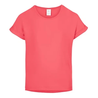 Abbildung von Merry Style T Shirt für Mädchen aus weicher Baumwolle Bequeme Mädchenkleidung MS 468 (Korallenrot, 110 116 (4 6 Jahre))