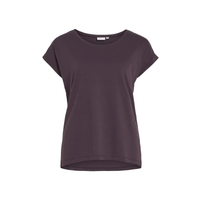 Abbildung von VILA Vidreamers NEW PURE Tshirt basic, Damen, Größe: XS, Plum perfect