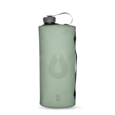 Abbildung von Hydrapak Seeker Collapsible Water Storage (3L/100oz) BPA &amp; PVC Free Camping Hydration Reservoir Bag Sutro Green, Gruen