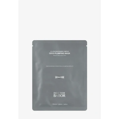 Abbildung von DOCTOR BABOR Cryo Plumping Mask Erfrischende und pflegende Tuchmaske Sofortiger Feuchtigkeitsboost für 24h Glatteres Pralleres Hautbild vegan 1 Stück