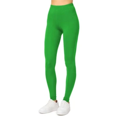 Abbildung von Merry Style Damen Lange Leggings aus Viskose MS10 143 (Grün, XS)