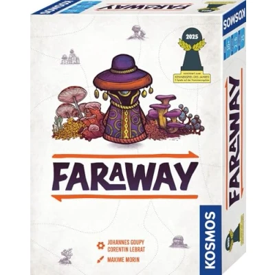 Abbildung von KOSMOS 684709 Faraway, abenteuerliches Kartenspiel für 2 6 Spielerinnen und Spieler ab 10 Jahre.