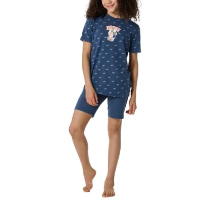 Abbildung von Schiesser Horse World Pyjama für Kinder, Größe: 116, Nachtblau