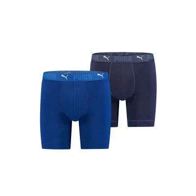 Abbildung von PUMA Herren Sports Boxershorts, Blue Combo, M EU