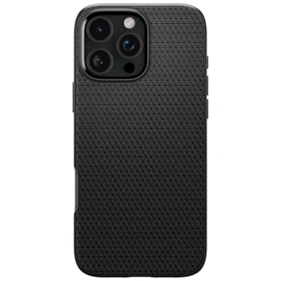 Abbildung von Spigen Liquid Air TPU Back Cover Schwarz Apple iPhone 16 Pro