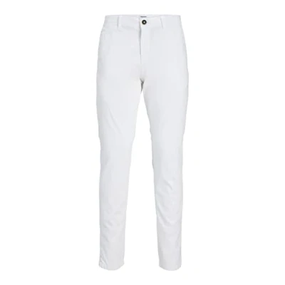 Abbildung von Jack &amp; Jones Marco Bowie NOOS Chino, Herren, Größe: 32x30, White
